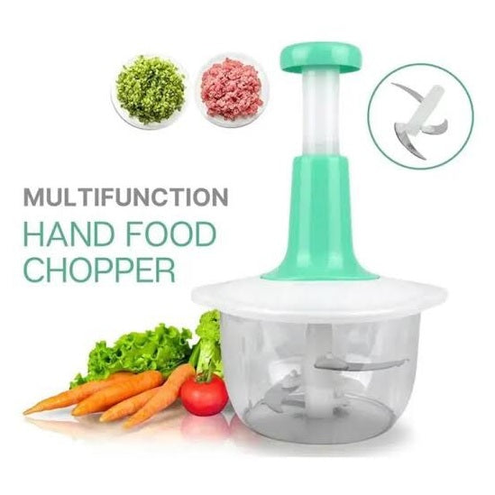 Manual Hand Push Chopper/multifunctional Hand Pat Chopper And Mixer/press Cutter Vegetable Meat Grinder 1.5 Liter ( Random Color)