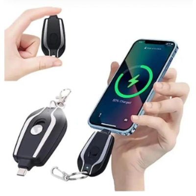 "Portable Emergency Charger Keychain"