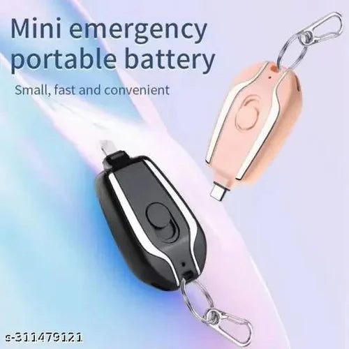 "Portable Emergency Charger Keychain"